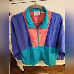 Vintage Bold Spirit Windbreaker Jacket